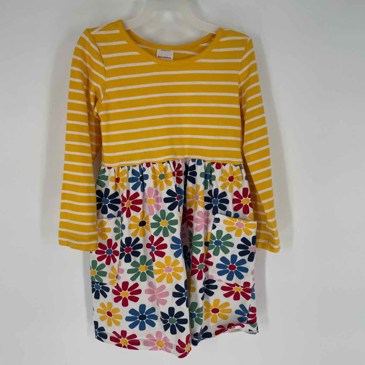HANNA ANDERSSON FLORAL/STRIPED DRESS 5