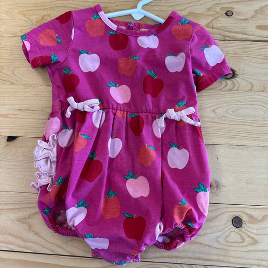 RUFFLE BUTTS APPLE BUBBLE 12-18 MOS