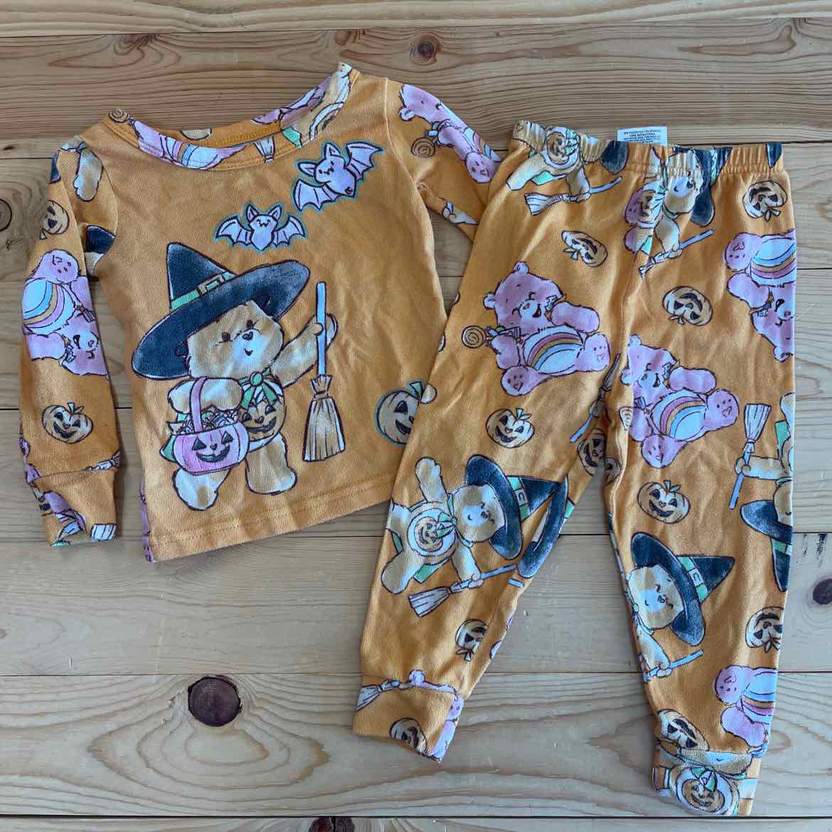 CARE BEAR HALLOWEEN PAJAMAS 4T