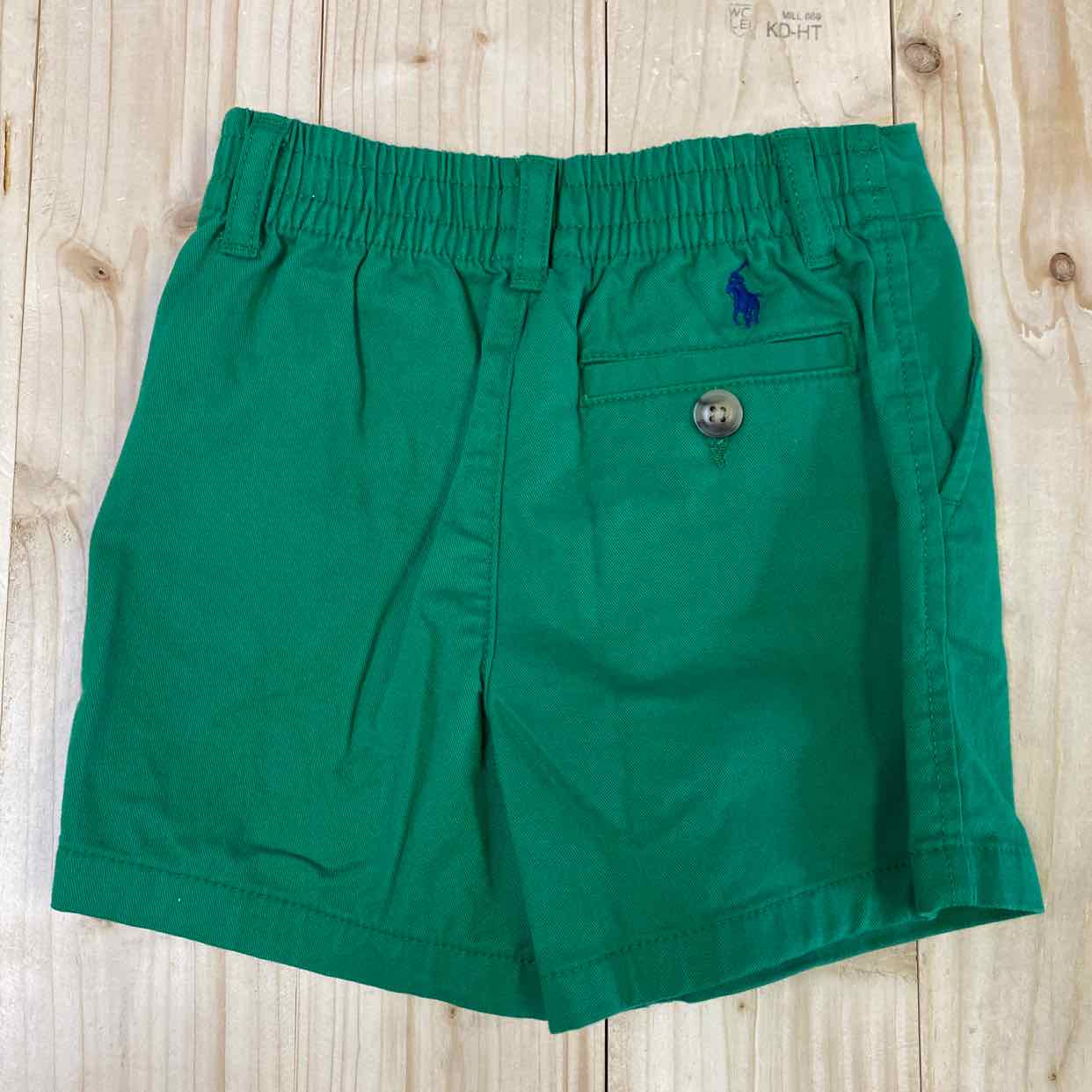 RALPH LAUREN GREEN SHORTS 12 MOS